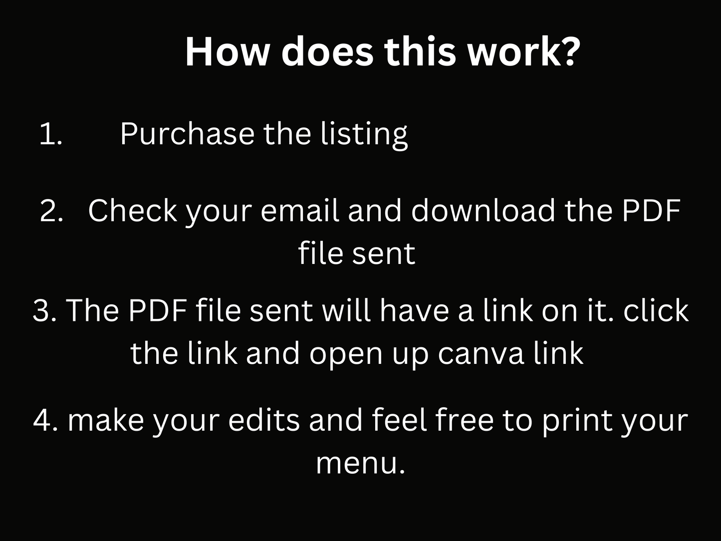 Cocktail Menu Canva Template l Customized Cocktail Menu l Personalized Cocktail Menu For Your Business