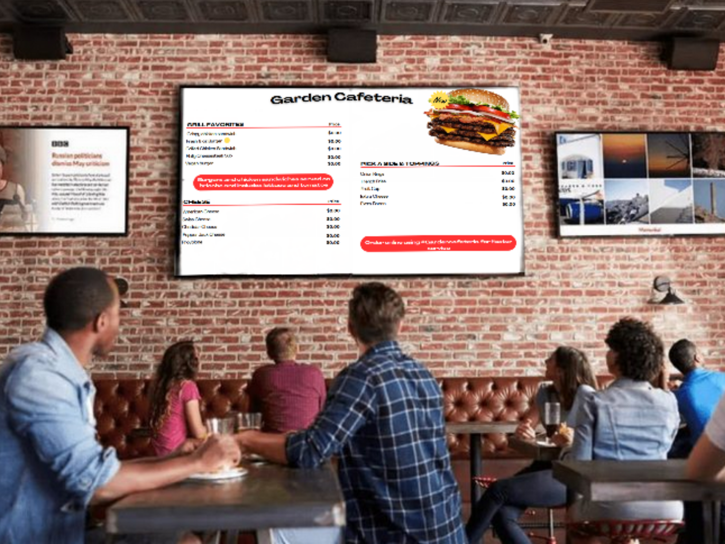 Cafeteria Menu Board Canva Template l Customized Cafeteria Menu l Personalized Menu For Any Business l TV Menu Board l 4K Cafeteria Menu